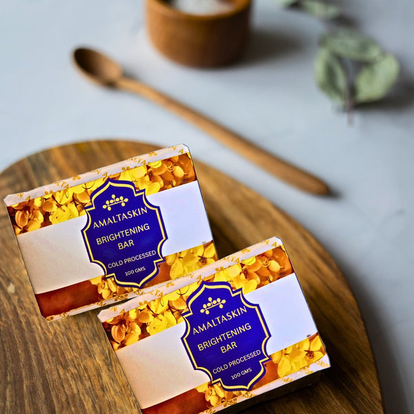 Brightening Bar: Amaltas + Turmeric Cold Processed Soap | Verified Sustainable by Brown Living™