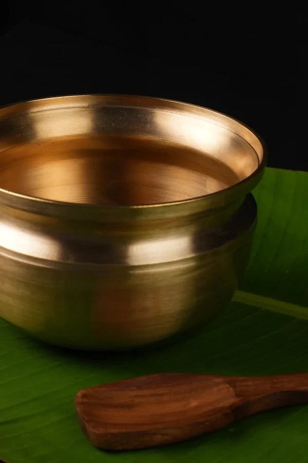 Bronze Pana/Vengala Chatti 8 inch | Verified Sustainable by Brown Living™