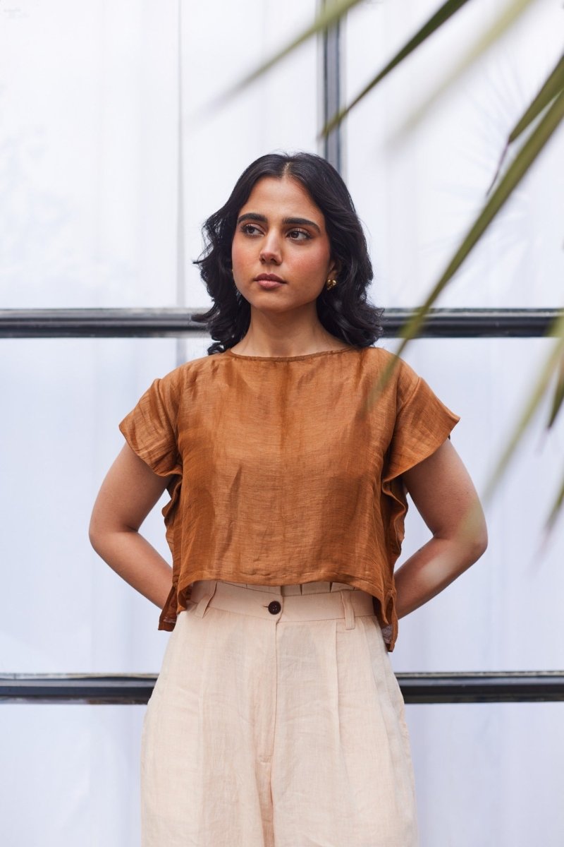 Brown Carnaby Street Crop Top | Verified Sustainable by Brown Living™