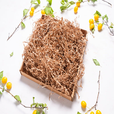 Brown Crinkle Shredded Paper – Packing Materials on Brown Living™. SKU: Shrd - 5K - BR - 1. Img 5.