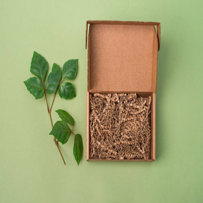 Brown Crinkle Shredded Paper – Packing Materials on Brown Living™. SKU: Shrd - 1K - BR - 1. Img 1.