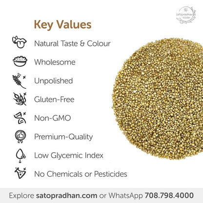 Browntop Millet 800g - Organic, Gluten - Free, Unpolished | Verified Sustainable by Brown Living™