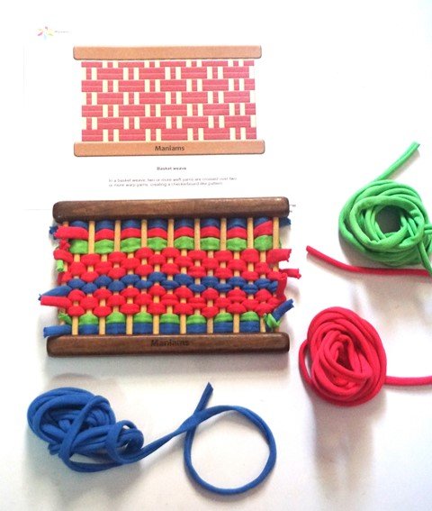 Bunai Wooden Weaving Tool I 2 Wooden Frames + Yarns + Activity Booklet | Verified Sustainable by Brown Living™