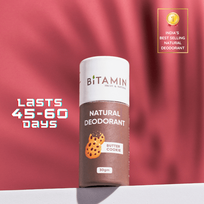 Butter Cookie Natural Deodorant - 30g | Verified Sustainable by Brown Living™