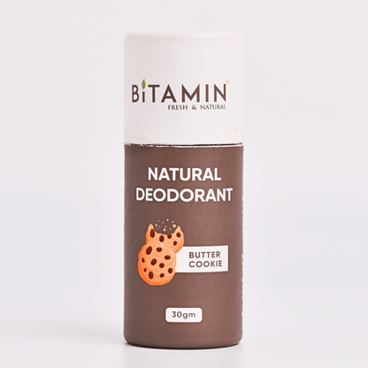 Butter Cookie Natural Deodorant - 30g | Verified Sustainable by Brown Living™