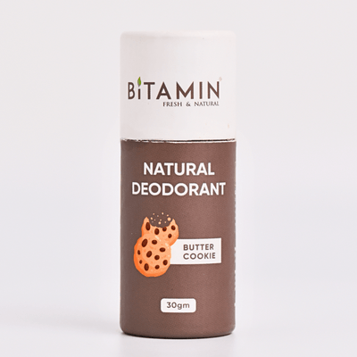 Butter Cookie Natural Deodorant - 30g – Deodorant on Brown Living™. SKU: buttercookie. Img 23.
