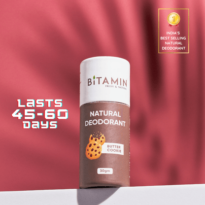 Butter Cookie Natural Deodorant - 30g – Deodorant by Bitamin available on Brown Living™. . SKU: buttercookie. Img 26.