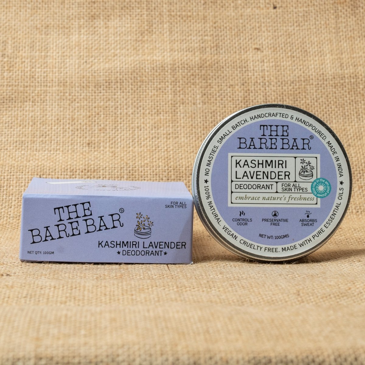 Calming Kashmiri Lavender Deodorant with Natural Oils | Verified Sustainable by Brown Living™