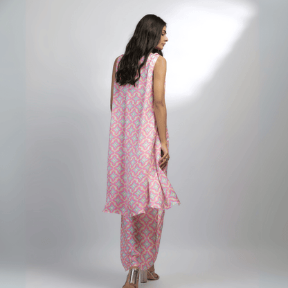 Candyfloss Drape Set – Soft & Dreamy Draped Outfit for Women | Verified Sustainable by Brown Living™