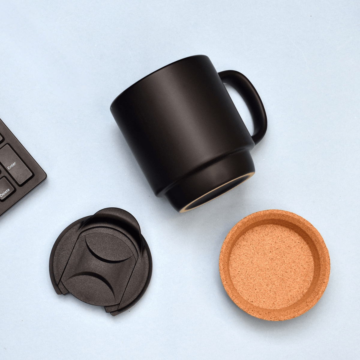 Ceramic Cork Mug for Coffee | Verified Sustainable by Brown Living™