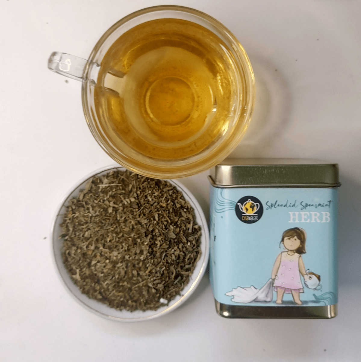 Chawalas Green Tea Hamper - Chamomile & Spearmint Caffeine Free Herbal Infusions | Verified Sustainable by Brown Living™