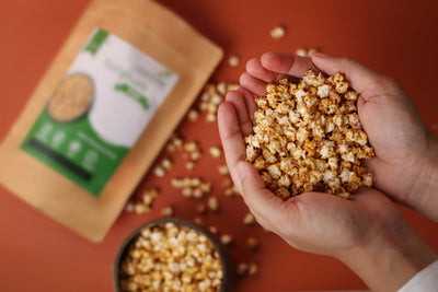 Cheese & Chili Jowar Pop – 80g – Cereal & Meusli on Brown Living™. SKU: VRO - 2520021. Img 3.