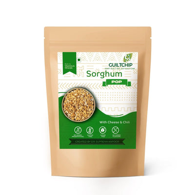 Cheese & Chili Jowar Pop – 80g – Cereal & Meusli on Brown Living™. SKU: VRO - 2520021. Img 4.