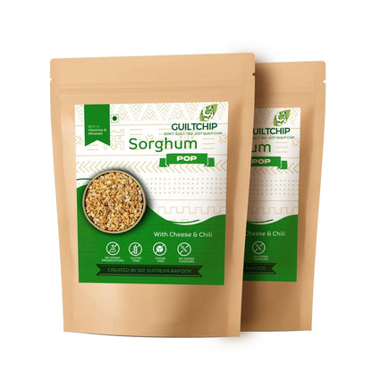Cheese & Chili Jowar Pop – 80g | Verified Sustainable by Brown Living™