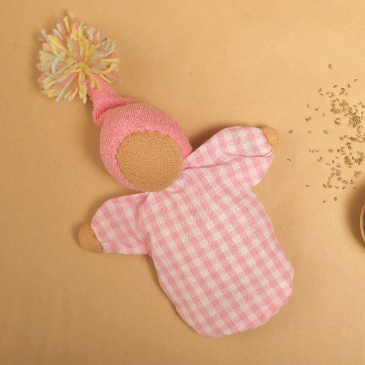 Cherry Blossom Comfort Doll – Snuggly Soft Doll – Soft Toy by Bombay Toy Company available on Brown Living™. . SKU: AD03CB. Img 3.
