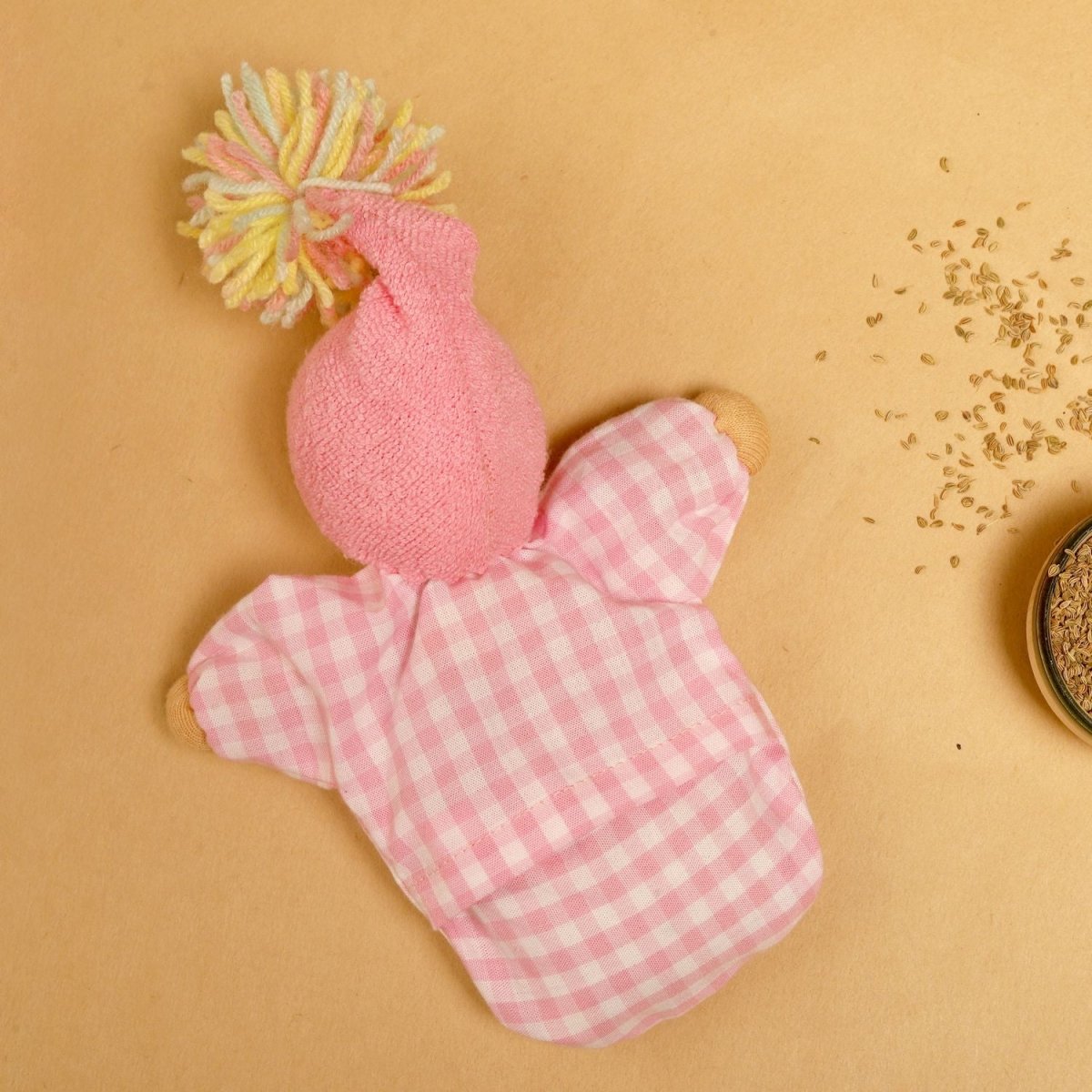 Cherry Blossom Comfort Doll – Snuggly Soft Doll – Soft Toy by Bombay Toy Company available on Brown Living™. . SKU: AD03CB. Img 4.