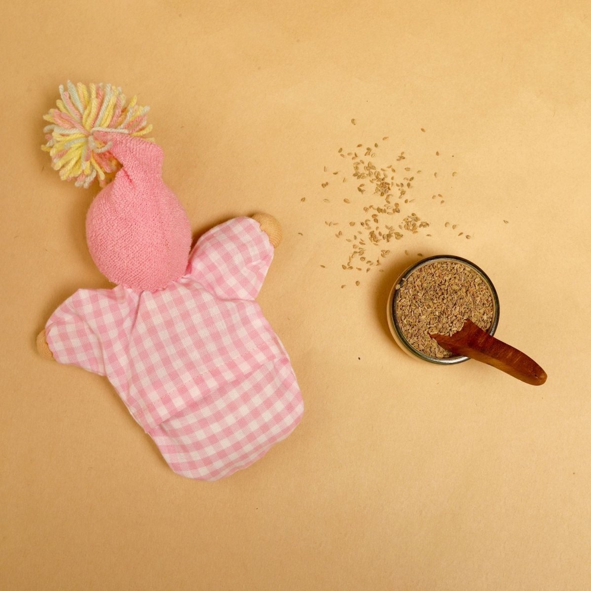 Cherry Blossom Comfort Doll – Snuggly Soft Doll – Soft Toy by Bombay Toy Company available on Brown Living™. . SKU: AD03CB. Img 2.