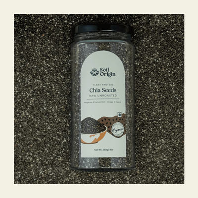 Chia Seeds | Omega - 3 & Protein - Rich | 250g – Dried Fruits, Nuts & Seeds on Brown Living™. SKU: SOS0CS00G250. Img 5.