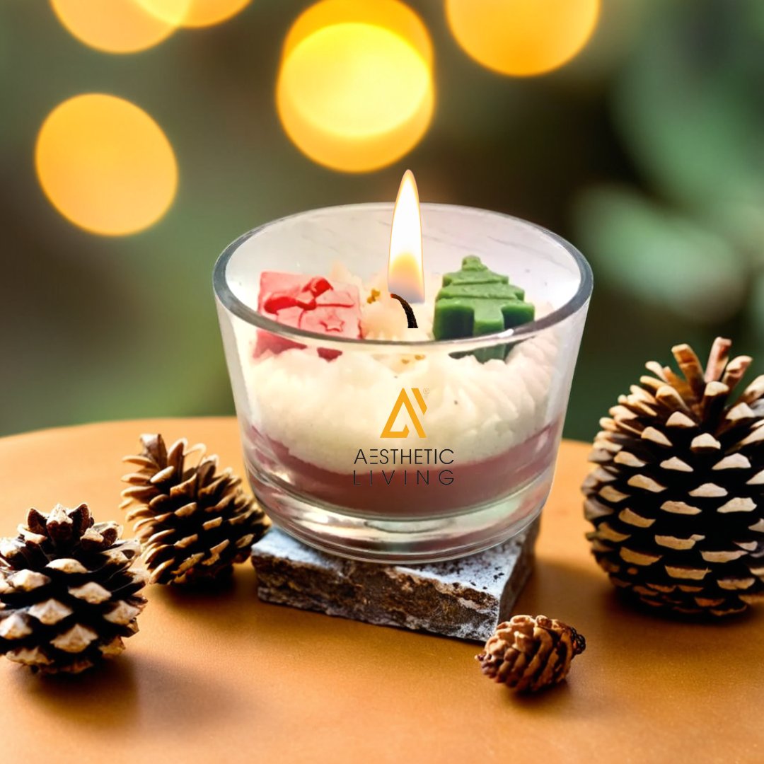 Christmas Charm Soywax Candle - 110g | Verified Sustainable by Brown Living™