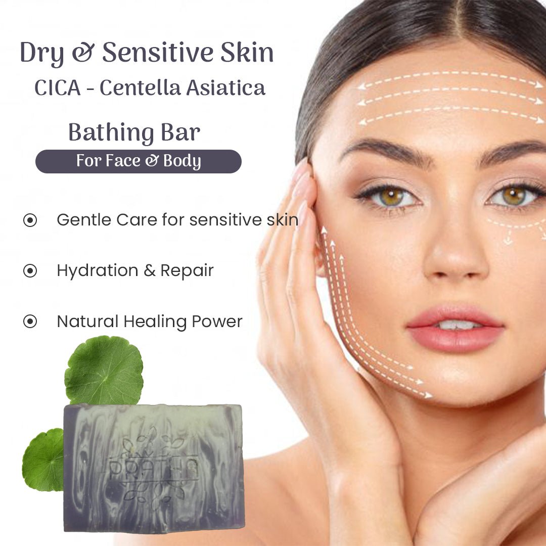 CICA Centella Asiatica Soap | Dry & Sensitive Skin | Verified Sustainable by Brown Living™