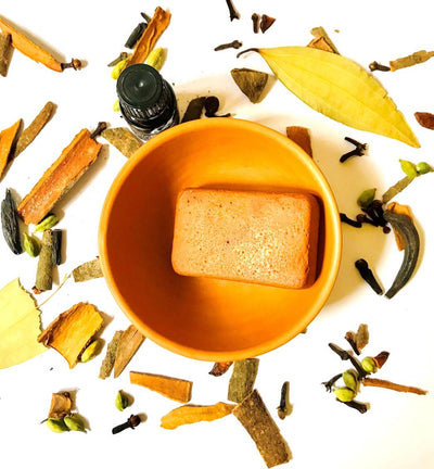 Cinnamon Vanilla Claystone Aroma Diffuser - Warm & Cozy Scent – Candles & Fragrances on Brown Living™. SKU: RDCSMNBLKCNVL1. Img 1.