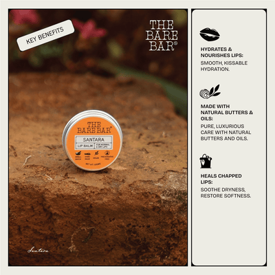 Citrus Santara Lip Balm for Nourished Lips – Lip Balms on Brown Living™. SKU: 8904448007800. Img 3.