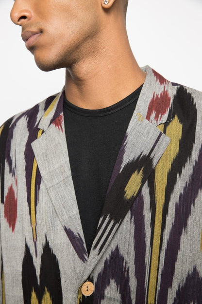 Classic Ikat Blazer | Verified Sustainable by Brown Living™