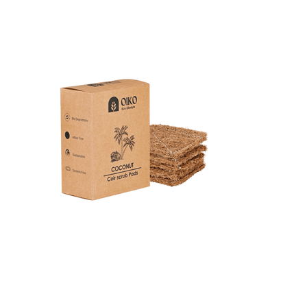Coconut Coir Cleaning Scrub Pad | Natural, Biodegradable & Effective | Verified Sustainable by Brown Living™