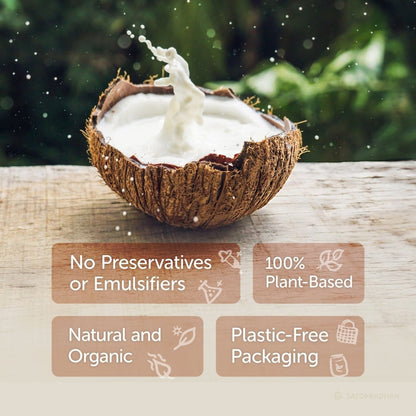 Coconut Milk Cream 400ml - Organic, Vegan, Dairy - Free | Verified Sustainable by Brown Living™