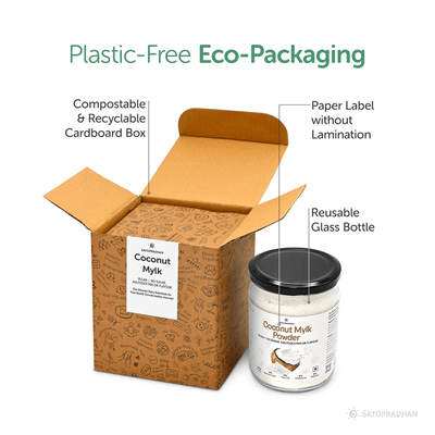 Coconut Mylk Powder 200g - 100% Vegan & Pure Milk Powder – Cooking & Baking Supplies on Brown Living™. SKU: 1DS - CMP2H. Img 2.