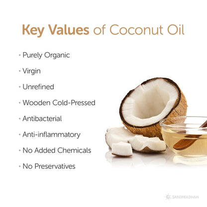 Coconut Oil 1000ml - Virgin, Cold - Pressed | Verified Sustainable by Brown Living™