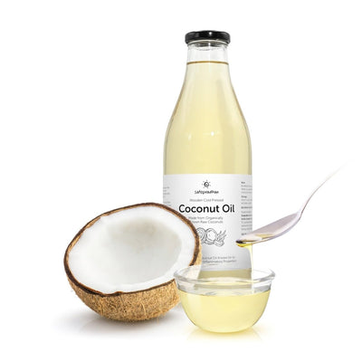 Coconut Oil 1000ml - Virgin, Cold - Pressed – Hair Oil on Brown Living™. SKU: 2CO_CO - 1K. Img 1.