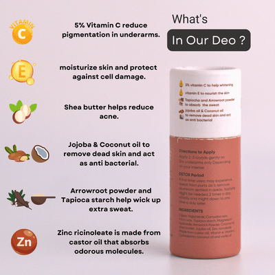 Coconut Vanilla Natural Deodorant - 30g – Deodorant on Brown Living™. SKU: coconutvanilla. Img 2.