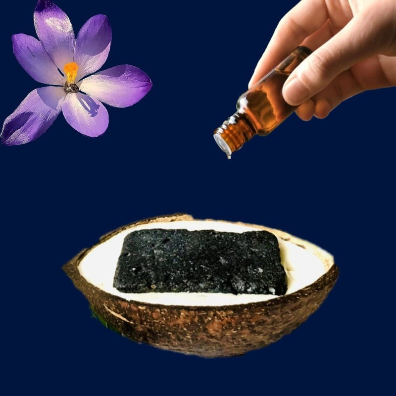 Coconutshell Claystone Aroma Diffuser Camphor Peppermint Citrus Fruit Fragrance | Verified Sustainable by Brown Living™