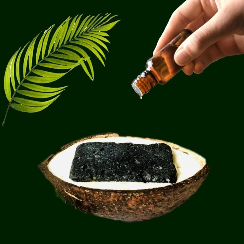 Coconutshell Claystone Aroma Diffuser Musk - Oud Lavender Fragrance | Verified Sustainable by Brown Living™