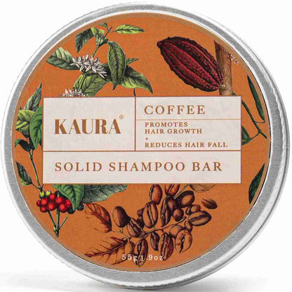Coffee Shampoo Bar for Scalp Cleansing & Volume – 55g – Hair Shampoo by Kaura available on Brown Living™. . SKU: KI313. Img 13.