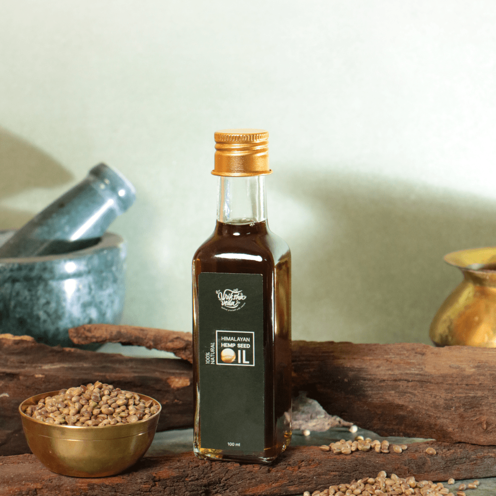 Cold Pressed Himalayan Hemp Seed Oil from Uttarakhand | Verified Sustainable by Brown Living™