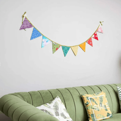 Complete Upcycled Party Décor Box 1 – Wall Decor on Brown Living™. SKU: UMW - PARTYBOX - 01. Img 1.