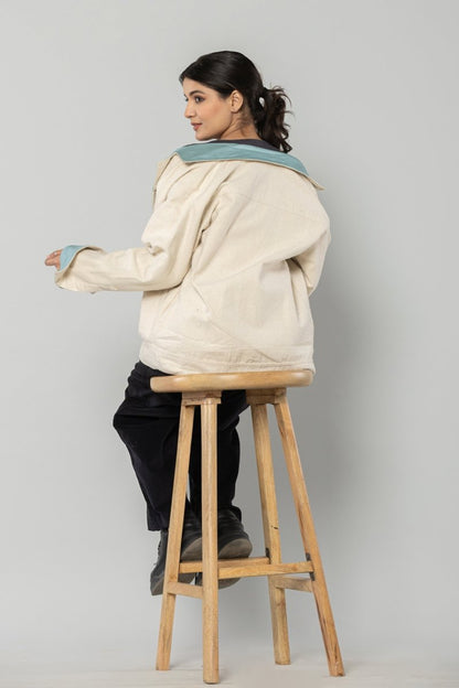 Cool Mint Reversible Unisex Jacket | Verified Sustainable by Brown Living™