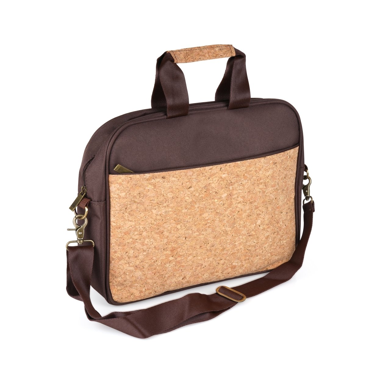 Cork Laptop Bag – Laptop Sleeve by The Cork Studio available on Brown Living™. . SKU: TCS - 54. Img 1.