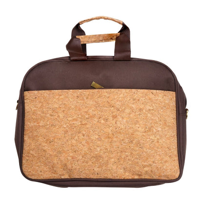 Cork Laptop Bag – Laptop Sleeve by The Cork Studio available on Brown Living™. . SKU: TCS - 54. Img 2.