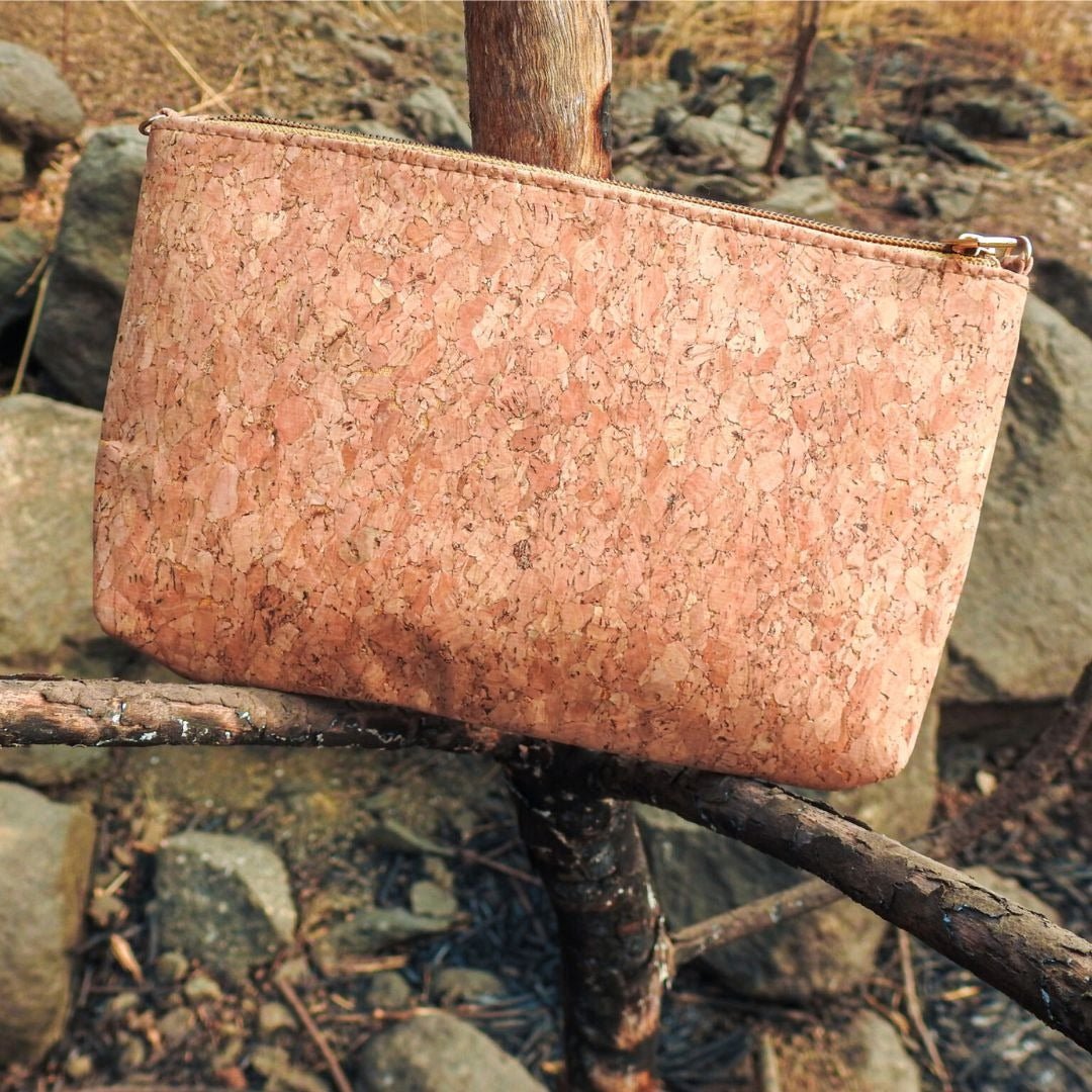 Cork Pouch – Minimalist & Eco - Conscious Cork Pouch | Verified Sustainable by Brown Living™