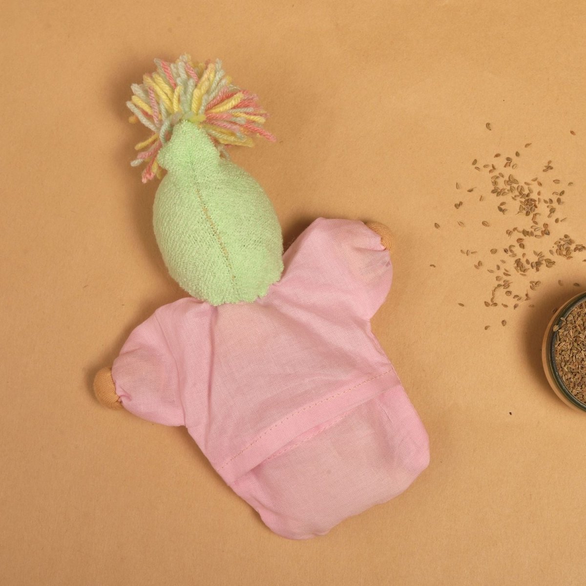 Cotton Candy Comfort Doll – Handmade Baby Plush – Soft Toy by Bombay Toy Company available on Brown Living™. . SKU: AD04CC. Img 4.