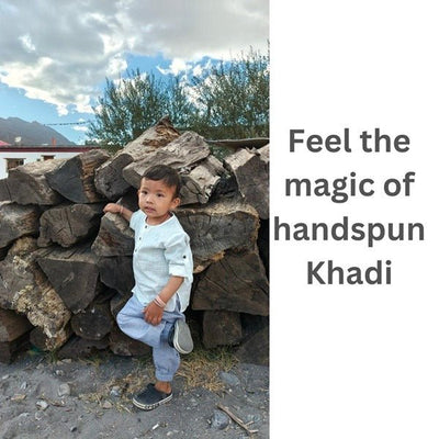 Cotton Comfort Joggers - For Him and For Her – Kids Pants on Brown Living™. SKU: SCUB(Cr) - 04. Img 3.