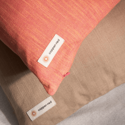 Cotton Cushion Cover | Jaipur | Pink | Verified Sustainable by Brown Living™