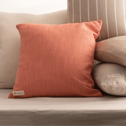 Cotton Cushion Cover | Jaipur | Pink | Verified Sustainable by Brown Living™