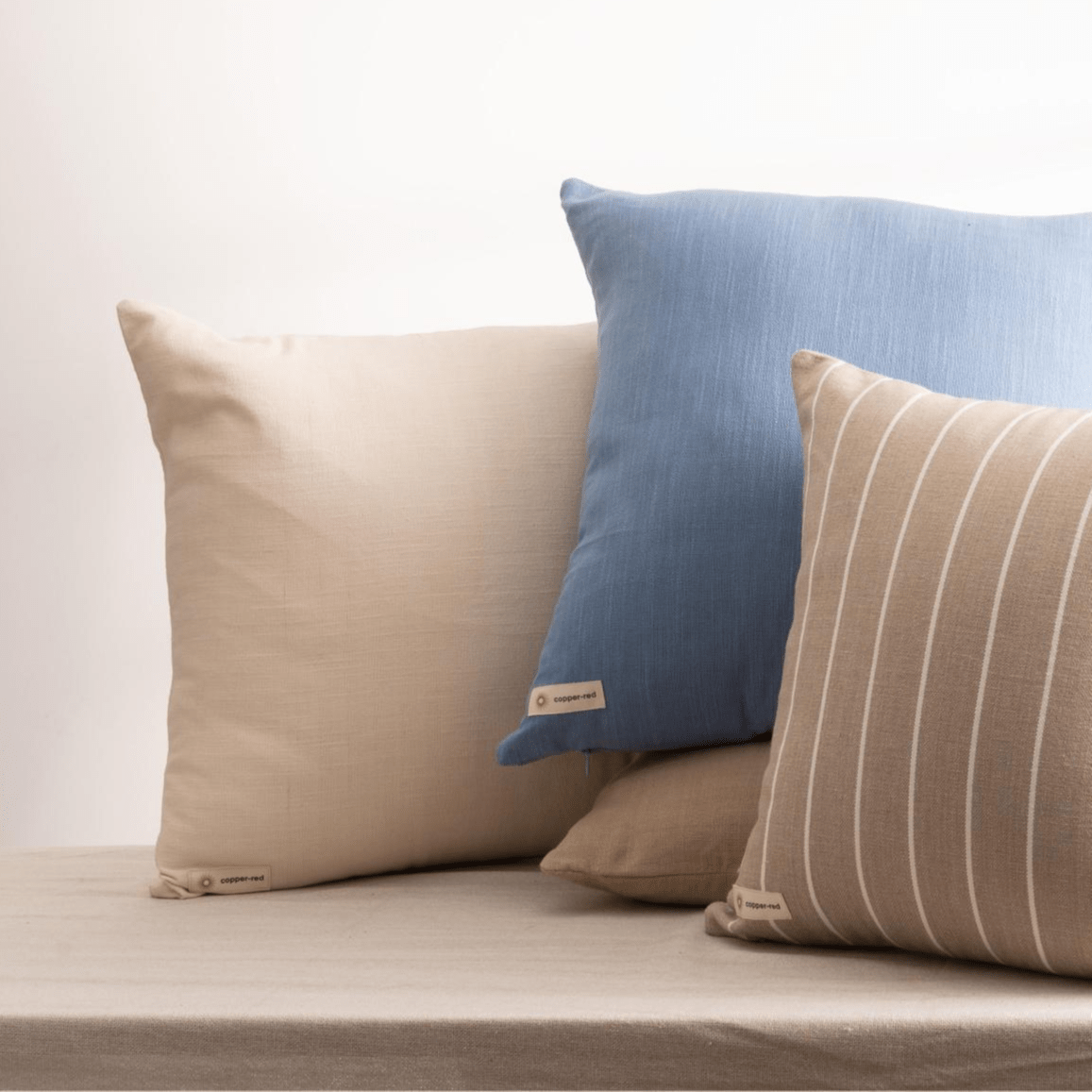 Cotton Cushion Cover | Niseko | White | Verified Sustainable by Brown Living™