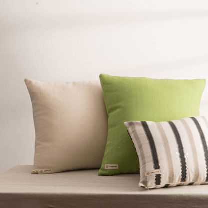 Cotton Cushion Cover | Niseko | White | Verified Sustainable by Brown Living™