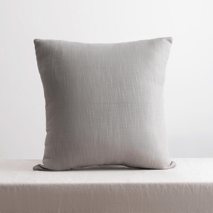 Cotton Cushion Cover | Saadiyat | Ash Grey | Verified Sustainable by Brown Living™