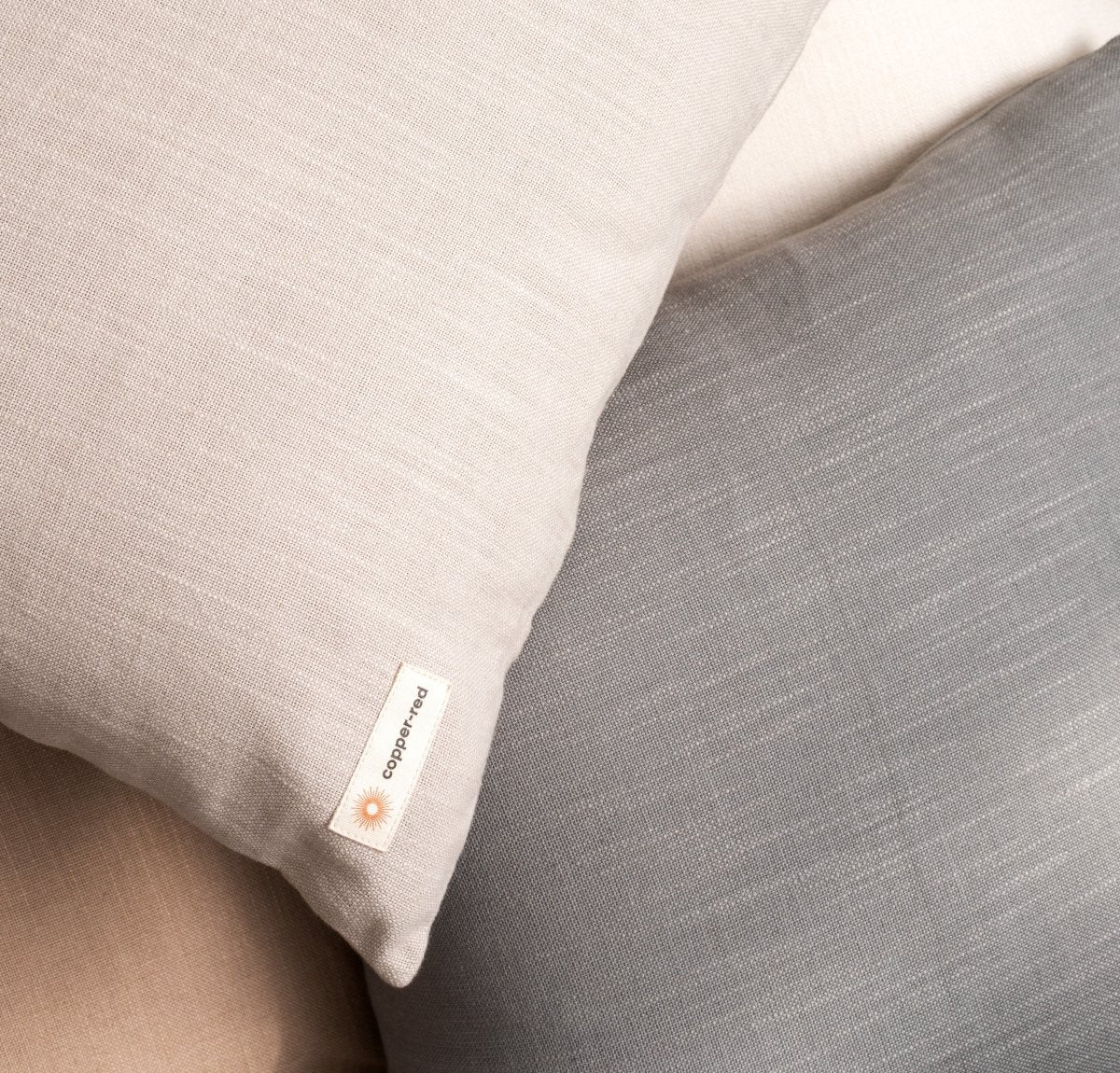 Cotton Cushion Cover | Saadiyat | Ash Grey | Verified Sustainable by Brown Living™